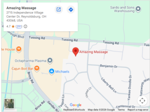 amazing massage map