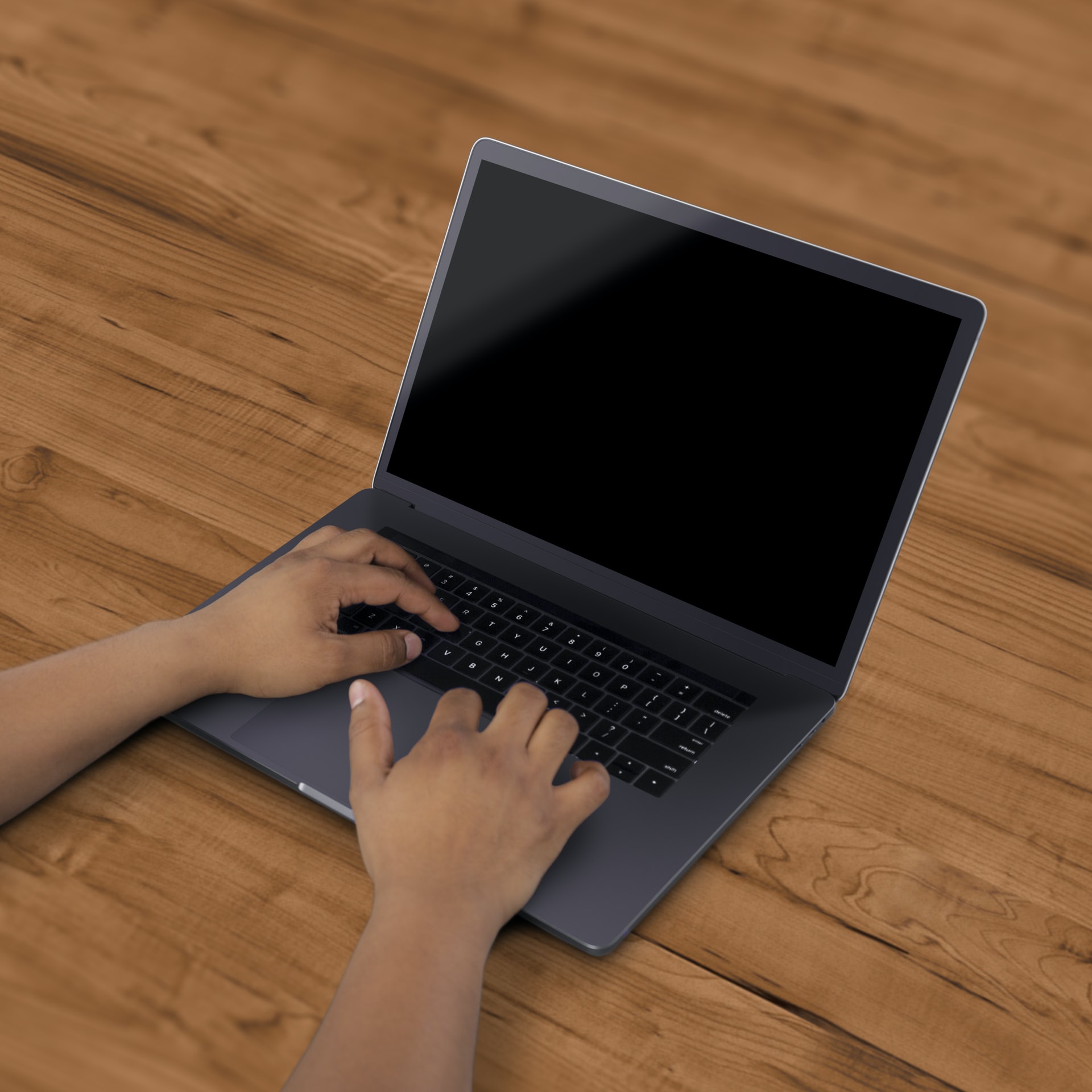 wooden laptop table